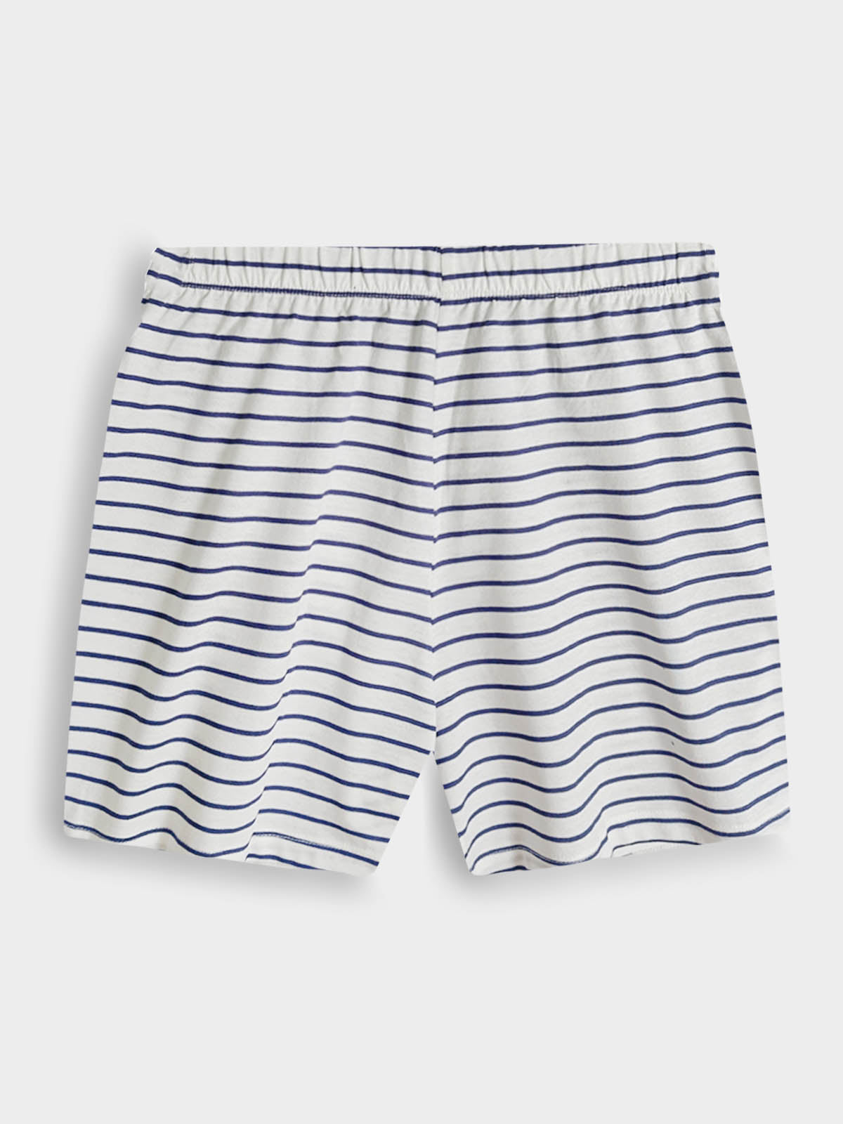 Ladies Striped Shorty Set