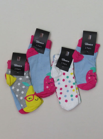 Girls Socks 2-pairs-pack