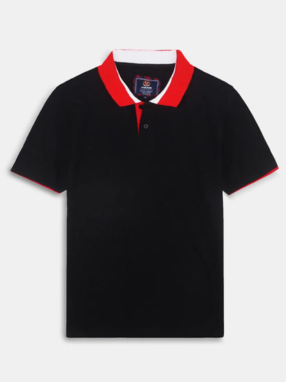 Mens Solid Polo T Shirt