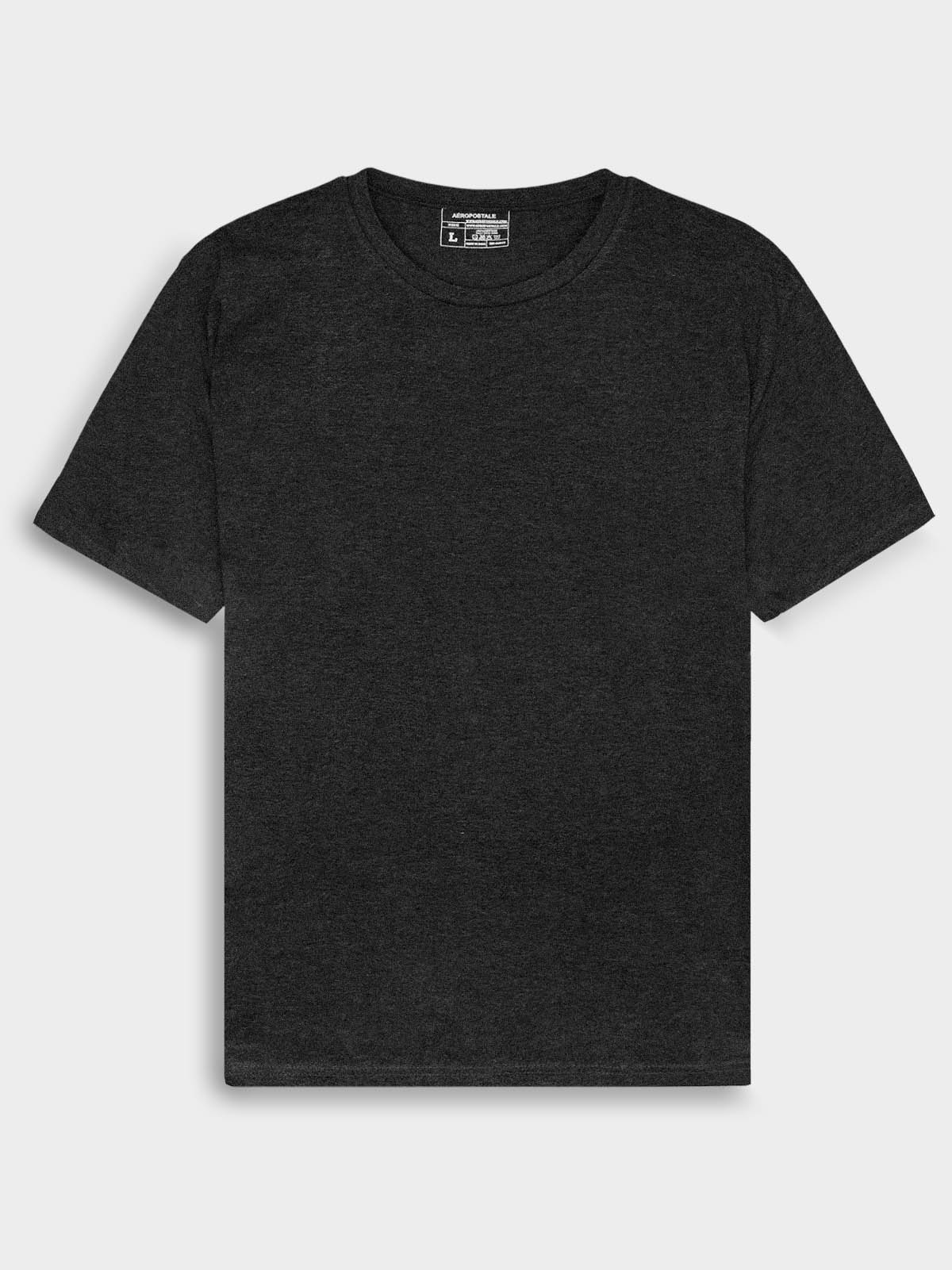 Mens Crew Neck Undershirt Charcoal