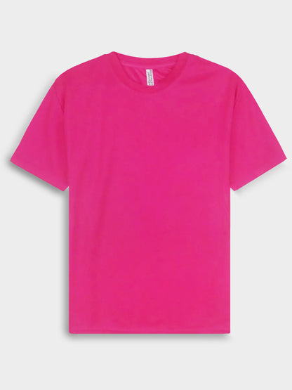 Mens Dry Fit T Shirt Fuchsia