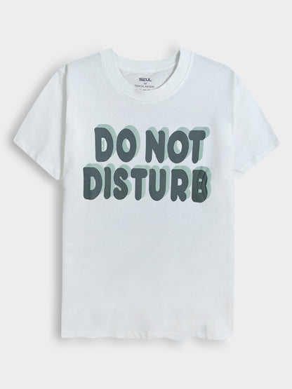 Ladies Printed Shorty Set Off White