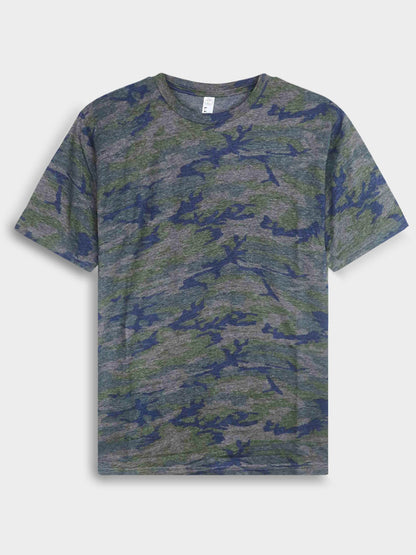 Camo Printed T Shirt