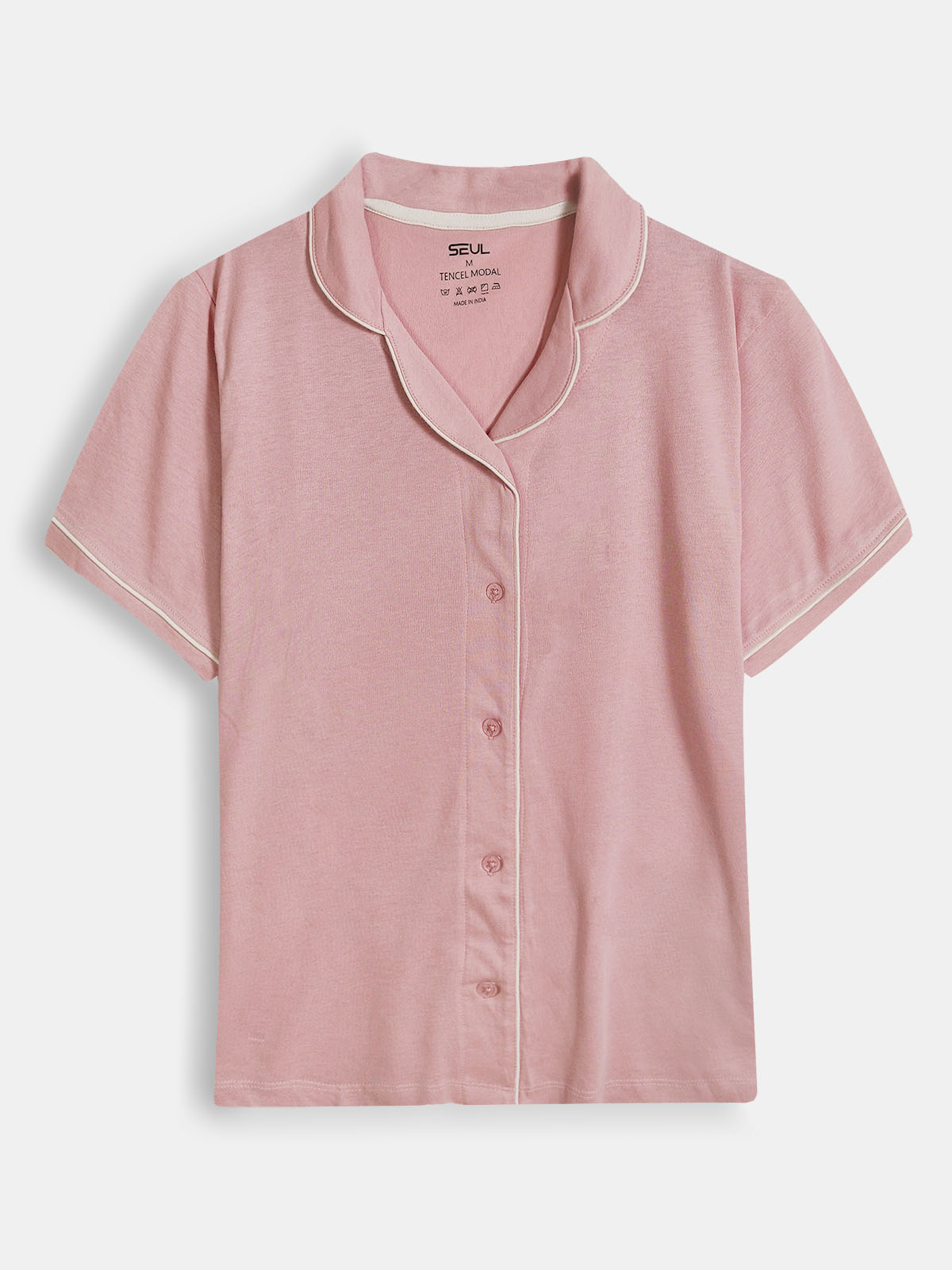 Ladies Sleepwear Shorty Set Pink