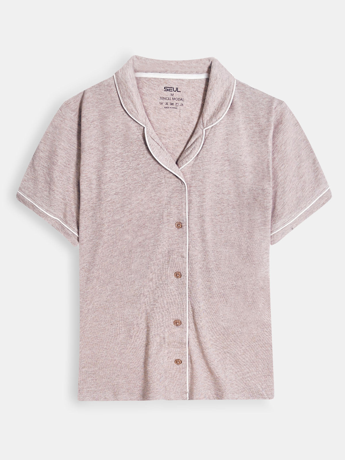 Ladies Sleepwear 3 Pc Set Beige