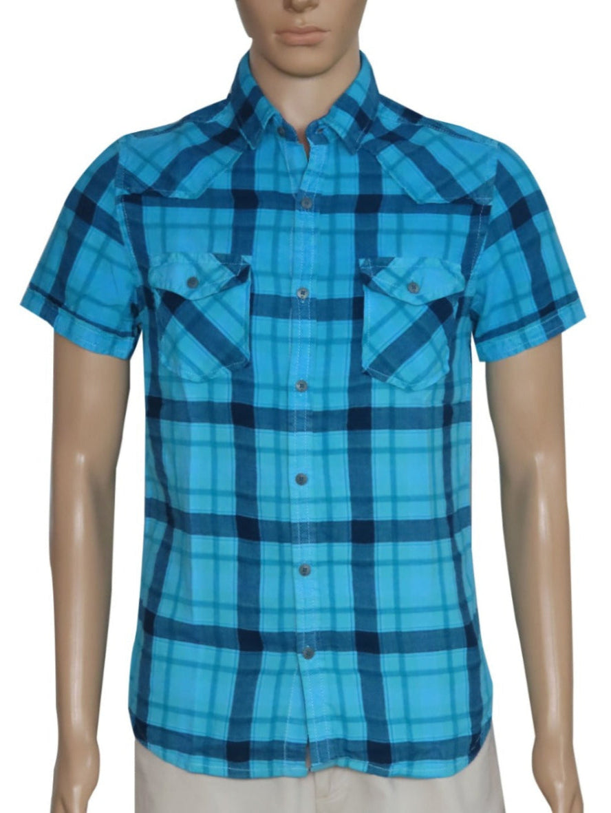 Mens Woven Checked Shirt