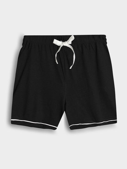 Ladies Sleepwear 3 Pc Set Black