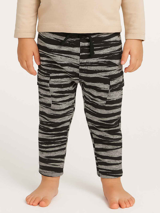 Baby Boys Knit Joggers With Applique