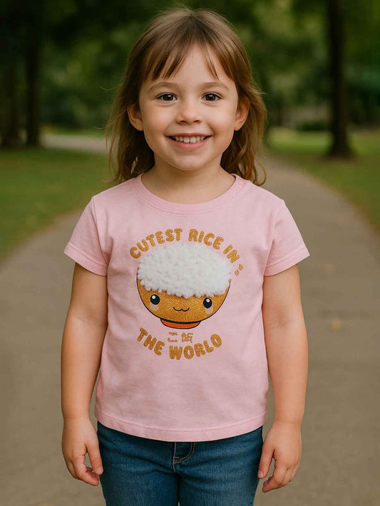 Baby Girls Printed n Applique Top