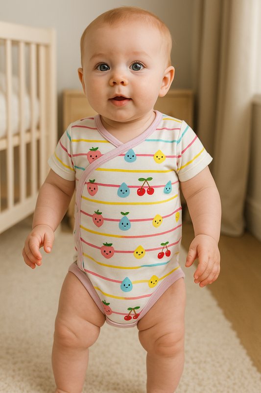 Baby S/S Printed Bodysuits