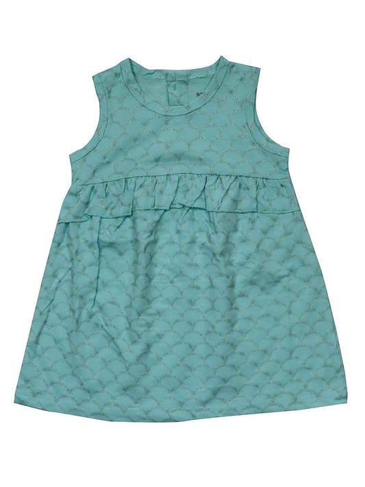 Baby Girls Glitter Printed Dress