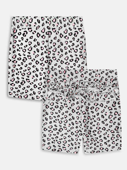 Baby Girls Shorts With Frill Trims
