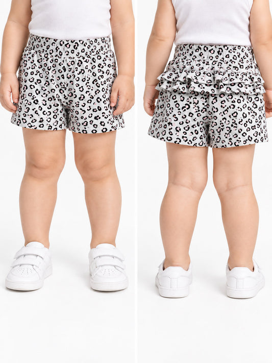 Baby Girls Shorts With Frill Trims