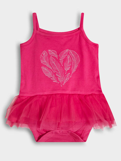 Baby Embroidrey Strappy Bodysuit