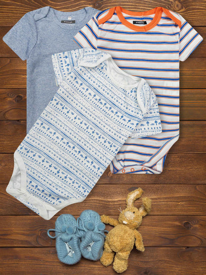 Baby 3 pack S/S Bodysuits | Boys and Girls