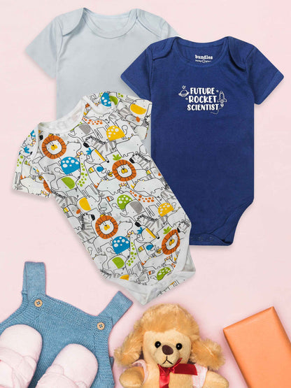 Baby 3 pack S/S Bodysuits | Boys and Girls