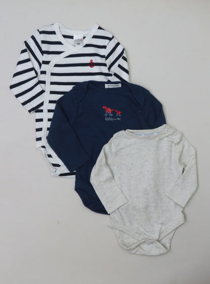 Baby Interlock Long Sleeve Bodysuits