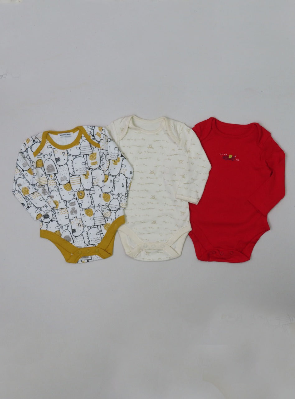 Baby Interlock Long Sleeve Bodysuits