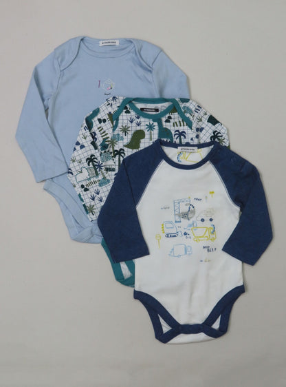 Baby Interlock Long Sleeve Bodysuits