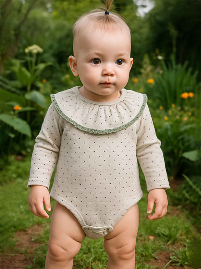 Baby Ruffle Neck Bodysuit