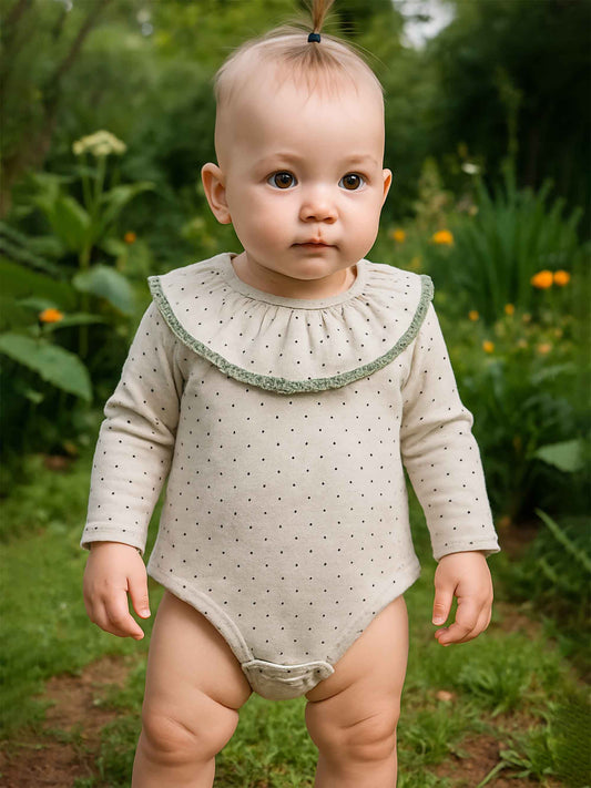 Baby Ruffle Neck Bodysuit