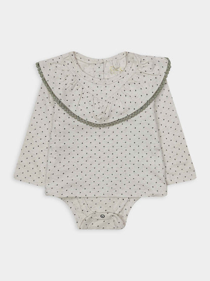 Baby Ruffle Neck Bodysuit