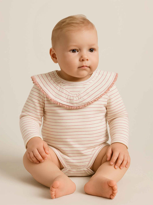 Baby Ruffle Neck Bodysuit