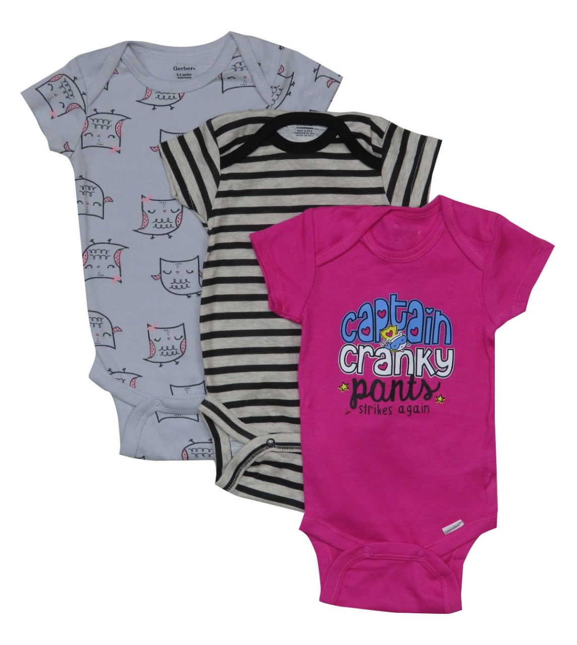 Baby 3 pack S/S Bodysuits