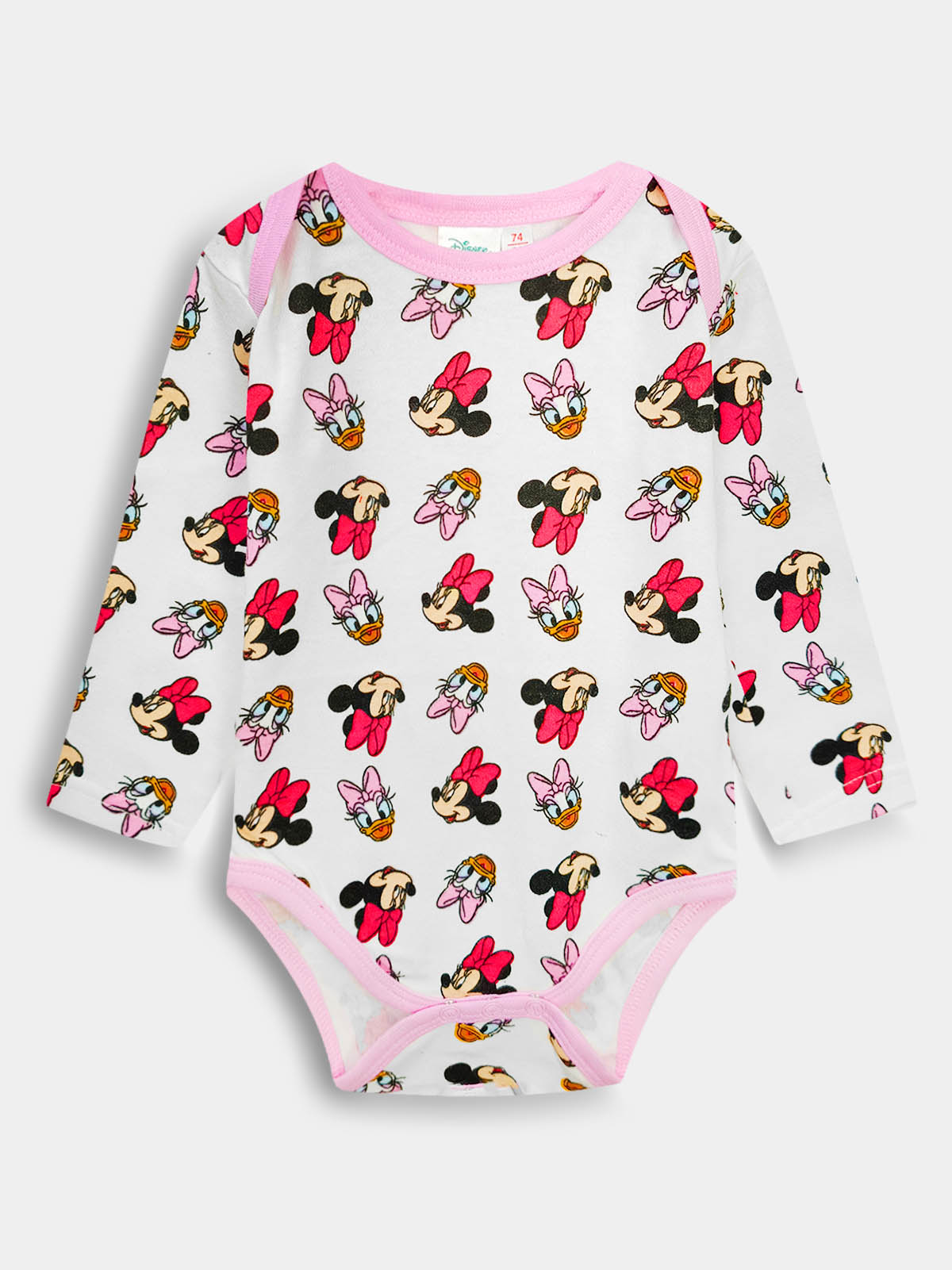 Baby White AOP Bodysuits