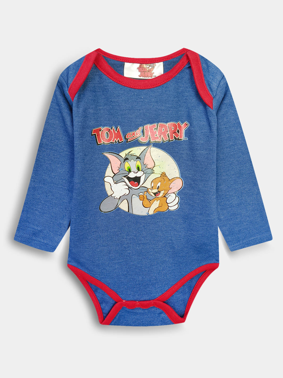 Baby Printed Navy Bodysuit