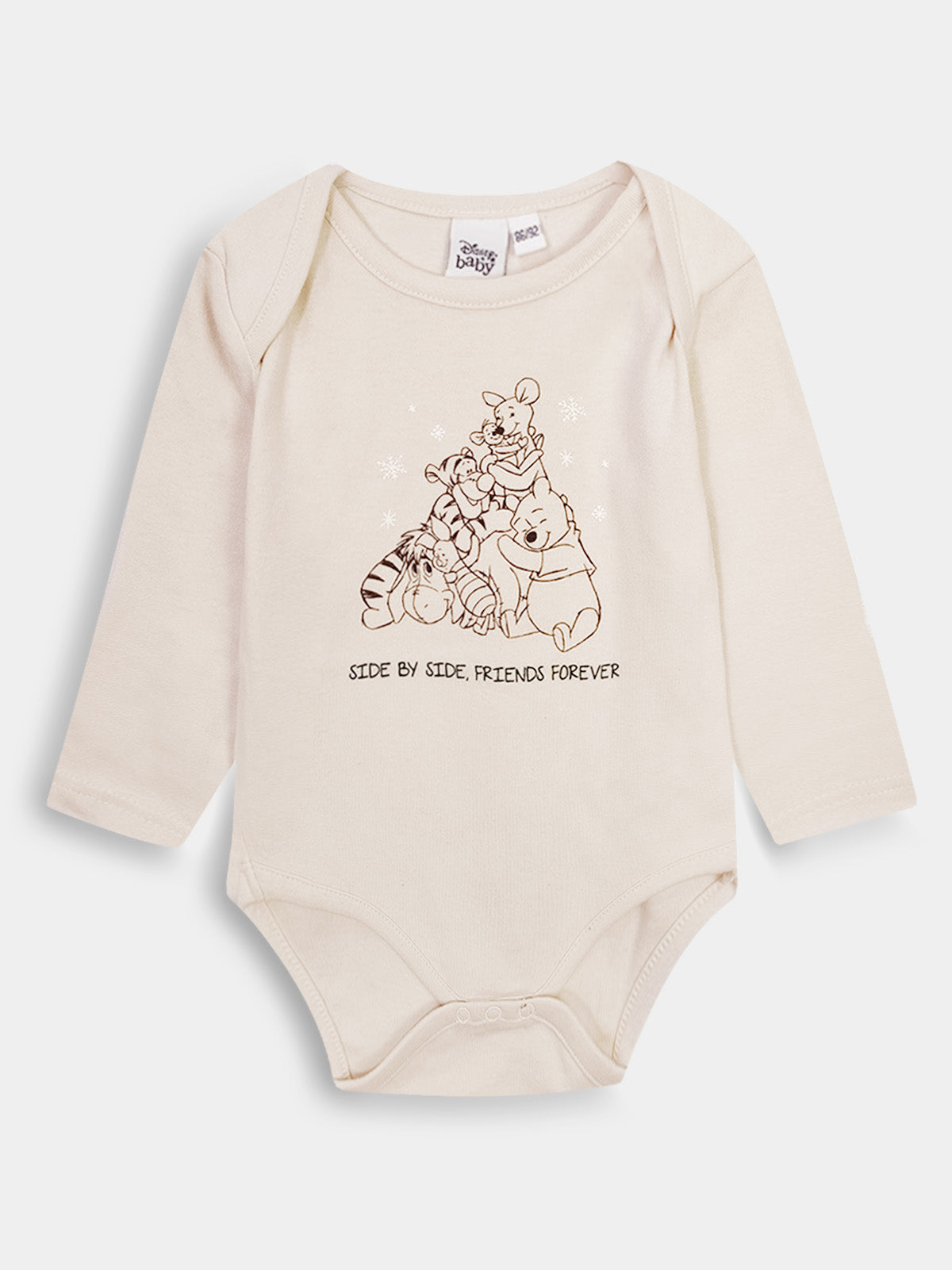 Baby Printed Cream Bodysuit