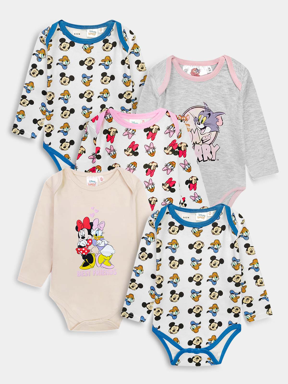 Baby Printed Bodysuits Mixed