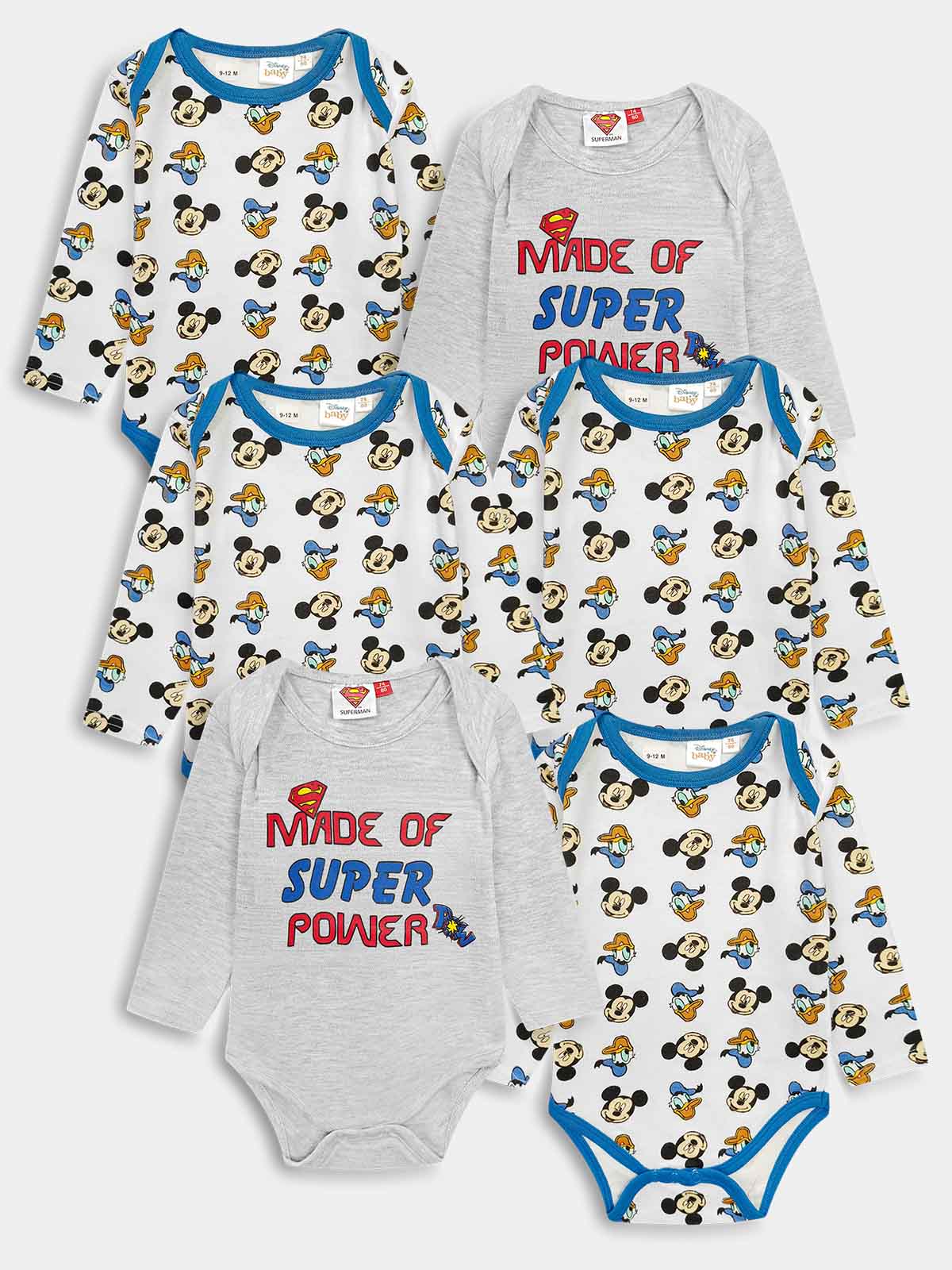 Baby Printed Bodysuits Mixed