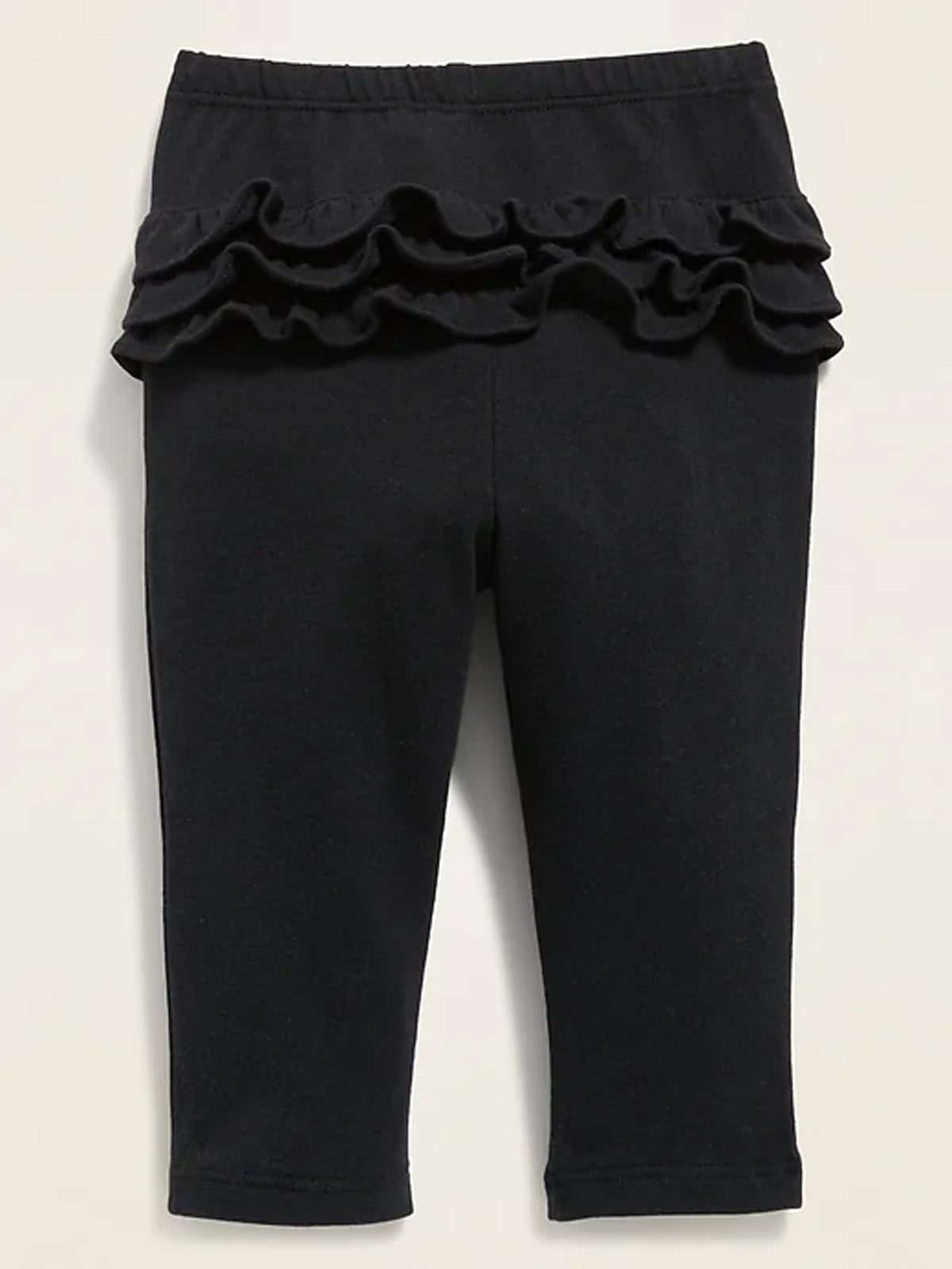 BABY GIRLS LEGGING WITH RUFFLE TRIMS