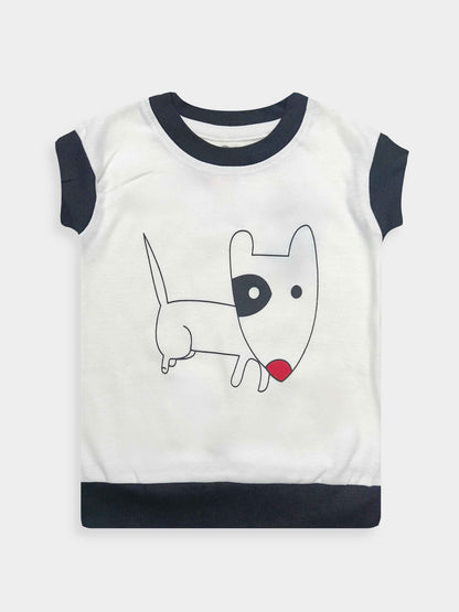 Baby Girls Printed Pyjama Set