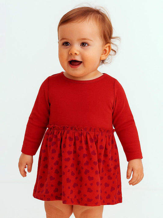 Girls Fleece Winter Dress
