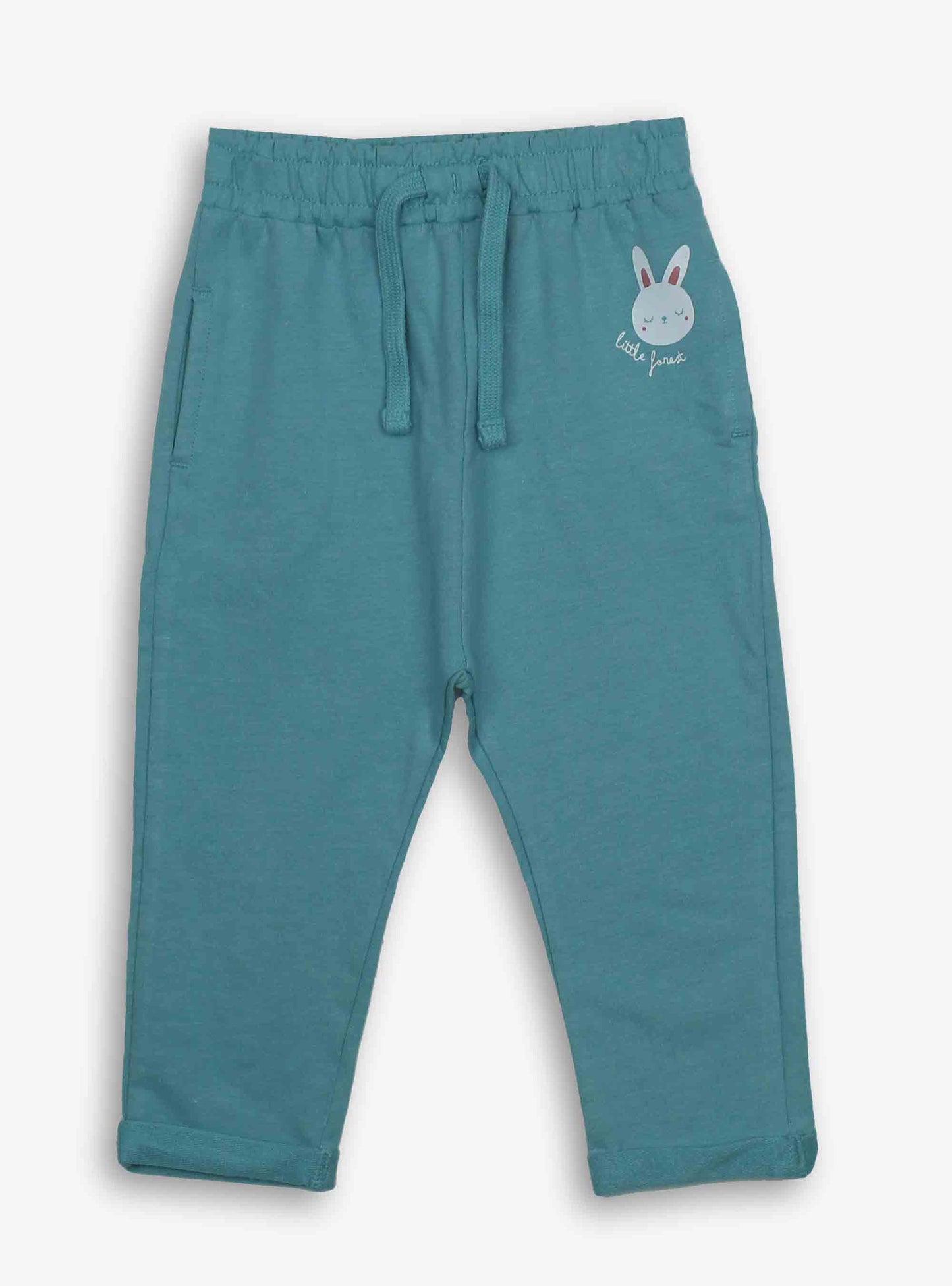 Baby Girls French Terry Sweat Green Pant