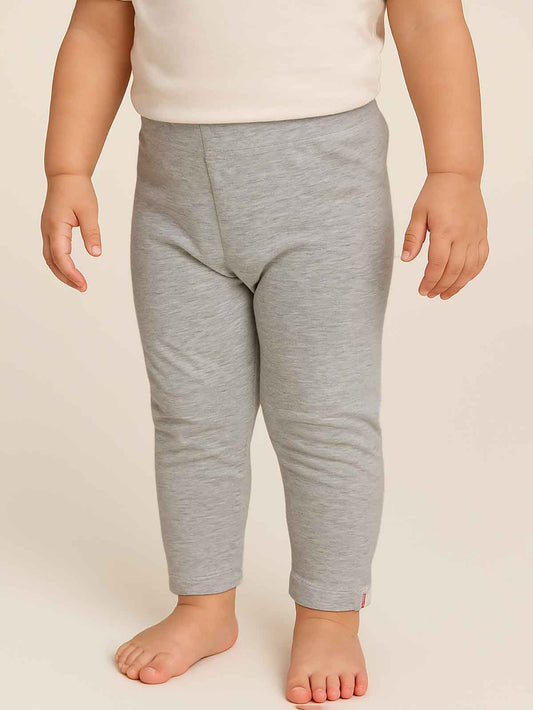Baby Stretch Knit Pant Grey Melange