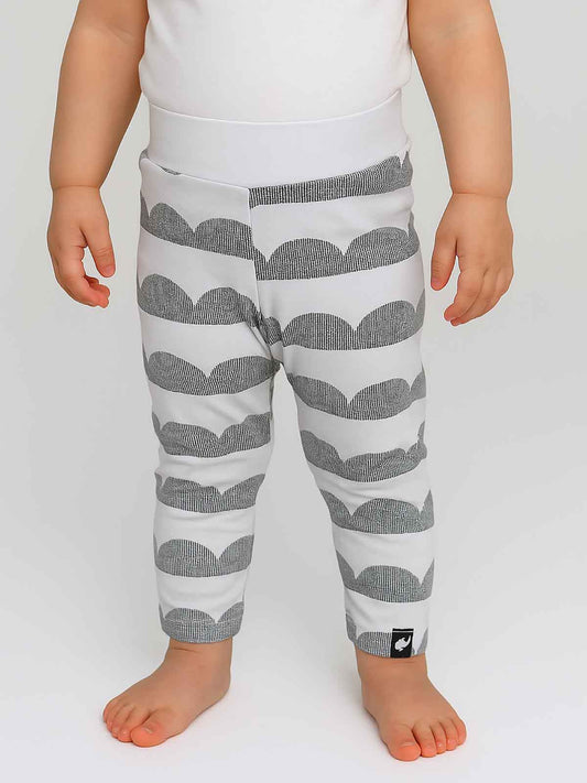 Baby Stretch Knit Pant White