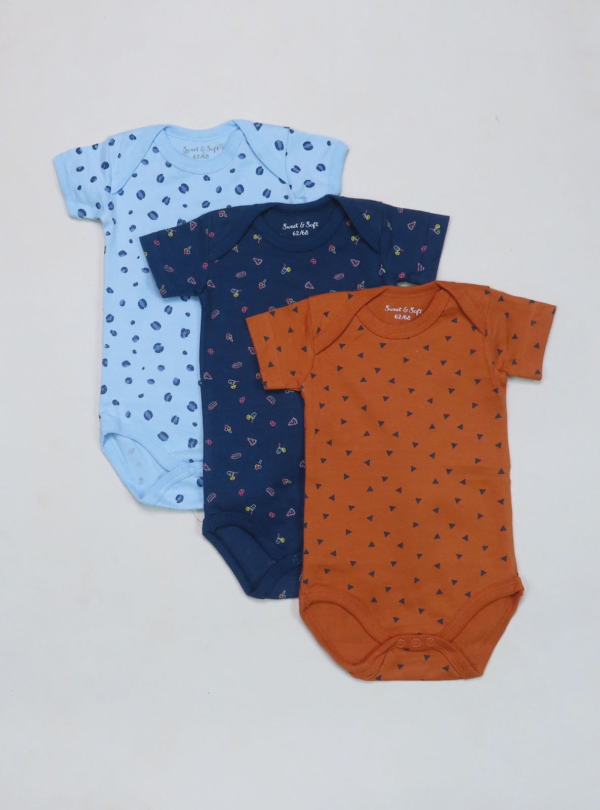 Baby 3 pack S/S Bodysuits