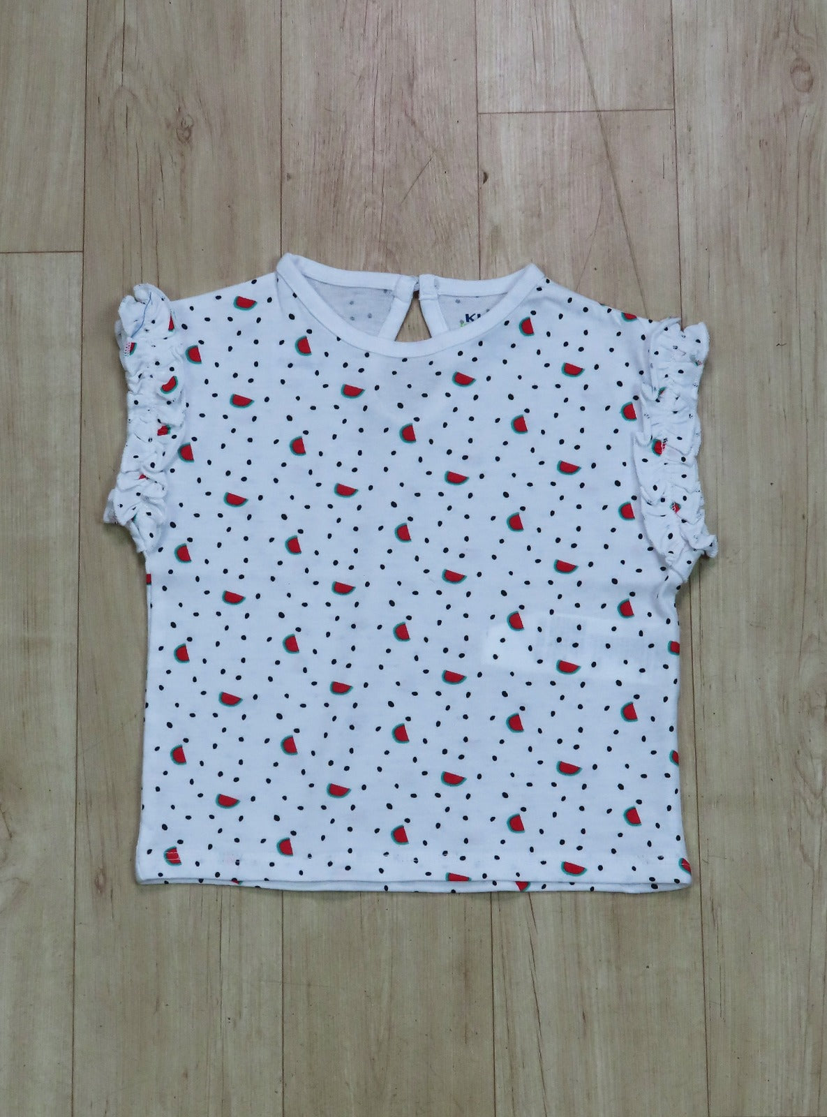 Baby Girls Printed T Shirt Water Melon AOP