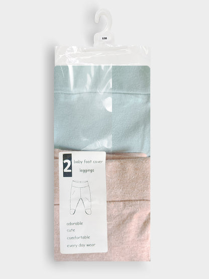 Baby 2 pack Baby Feet Cover Leggings