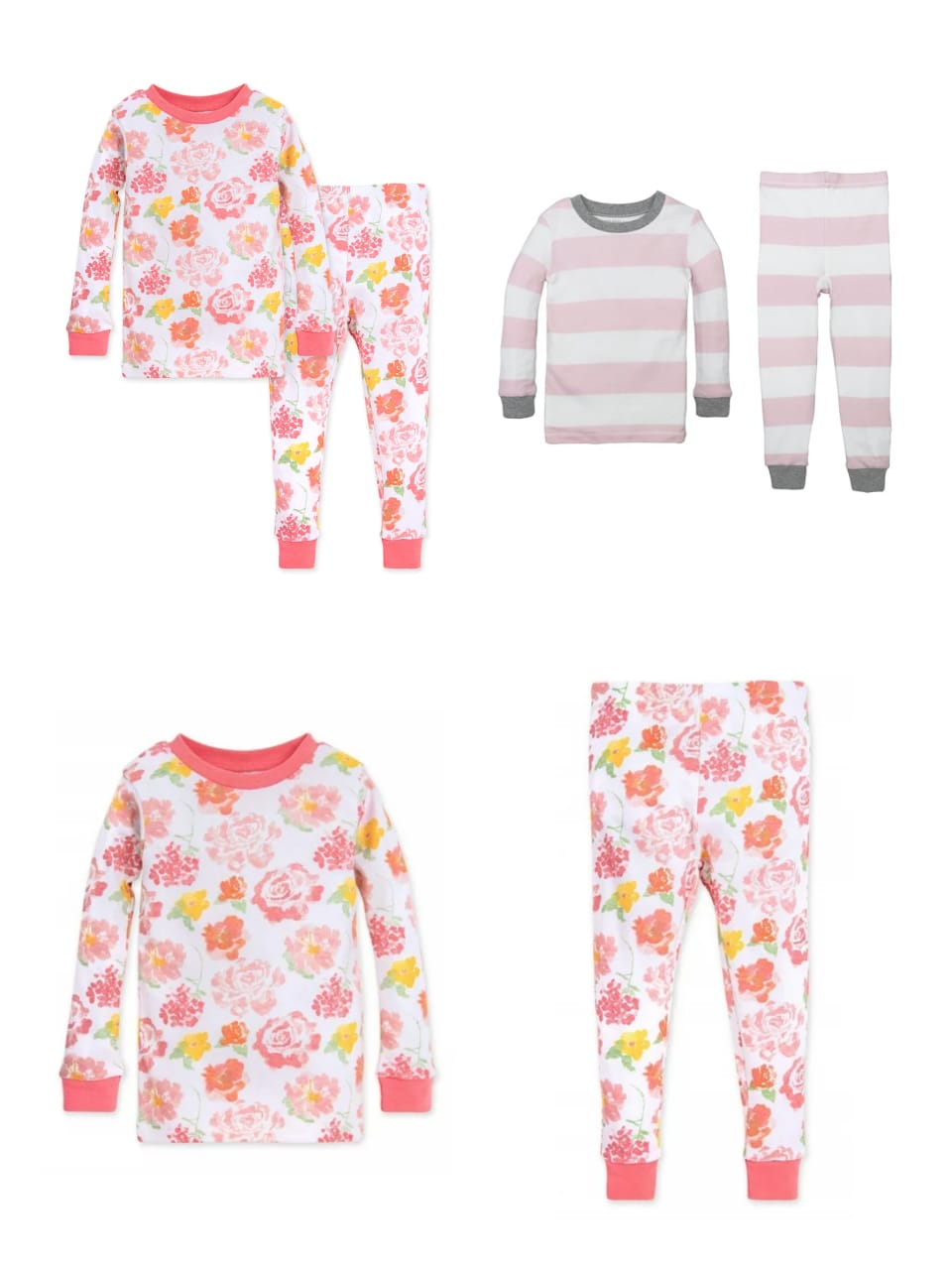 Baby Girls Printed Pyjama Set