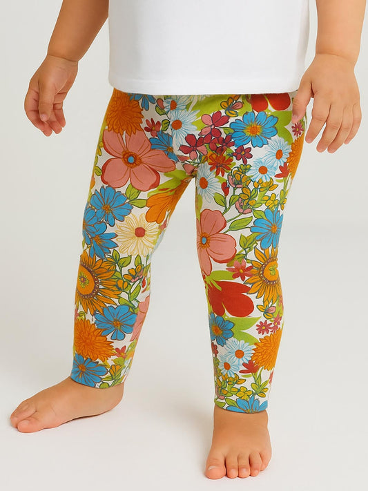 Baby Girls Stretch AOP Legging