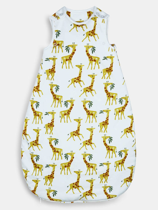 Baby Quilted Sleeping Bag Giraffe AOP