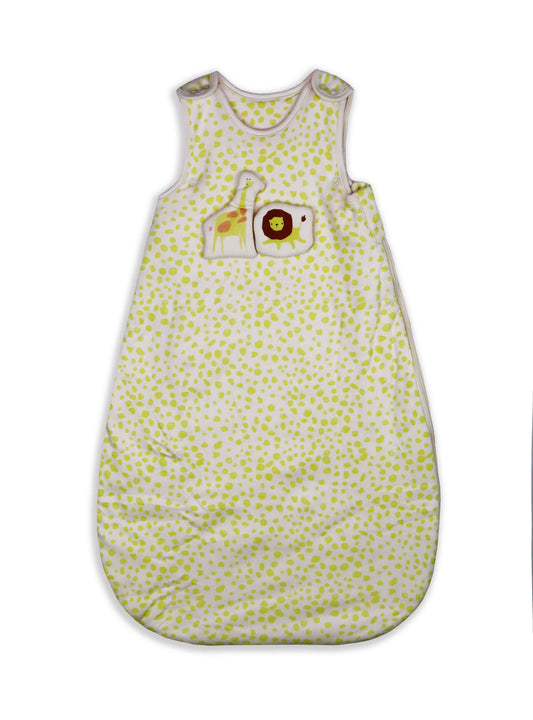 Baby Quilted Sleeping Bag Yellow AOP