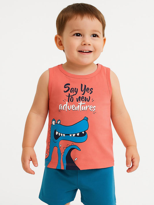 Baby Boys Sleeveless T Shirt
