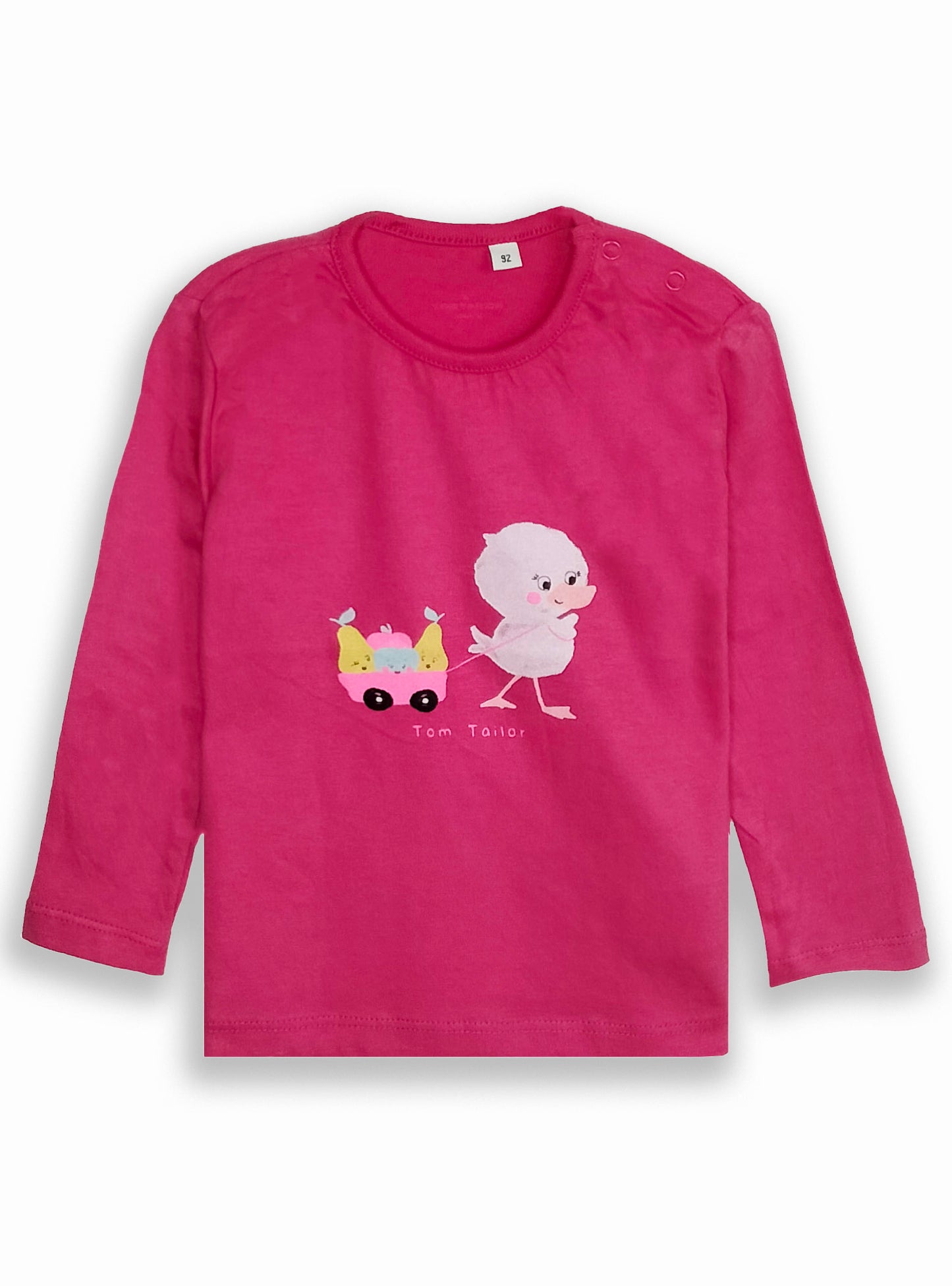 Baby Girls Pink Duck T Shirt