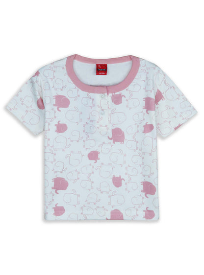 Baby Girls Interlock Pyjama Set