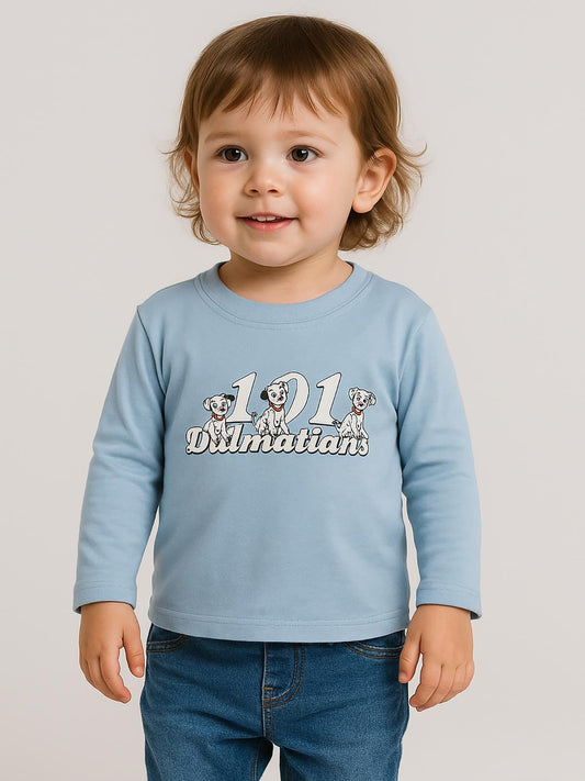 Baby Boys Long Sleeve Blue T Shirt